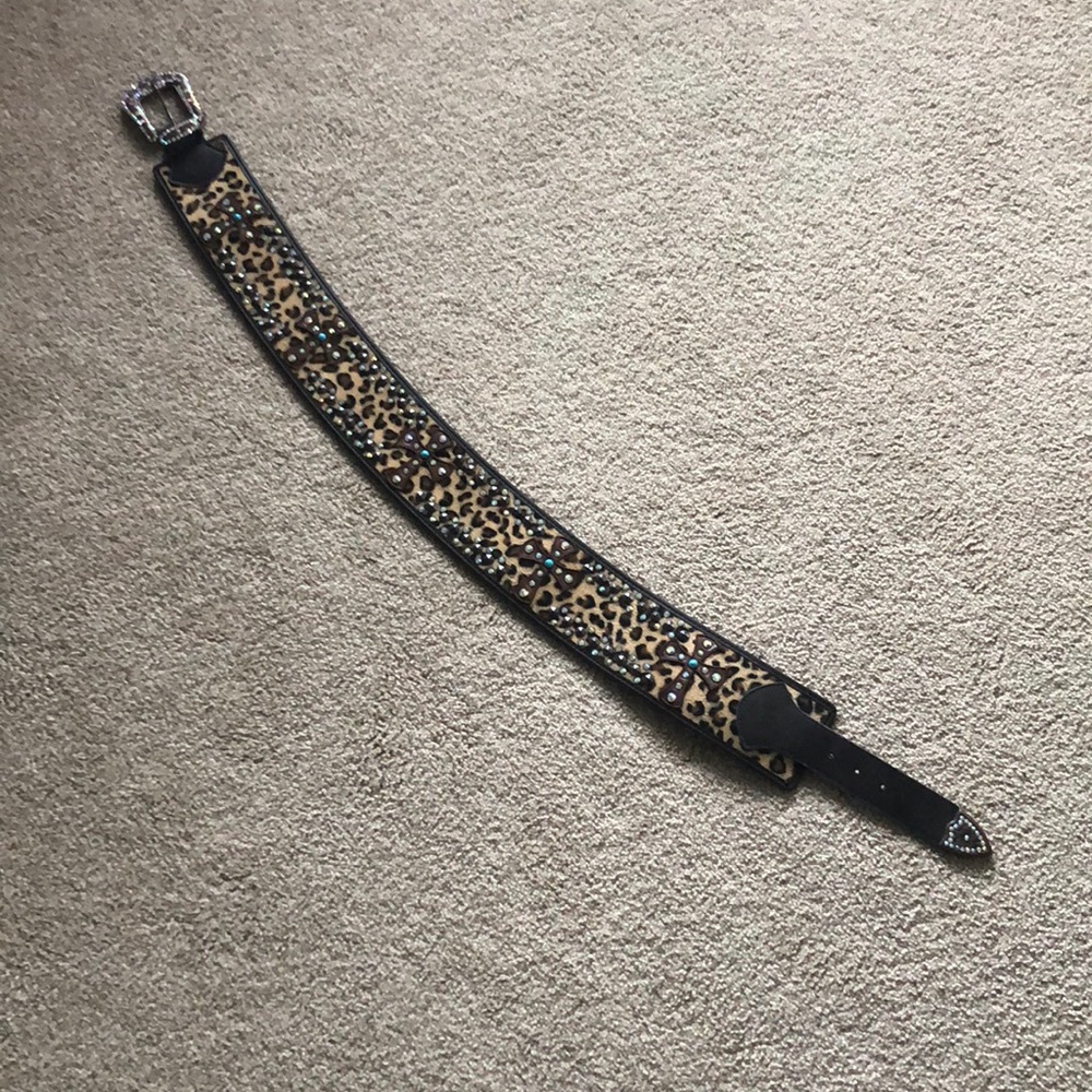 Leopard Western Belt